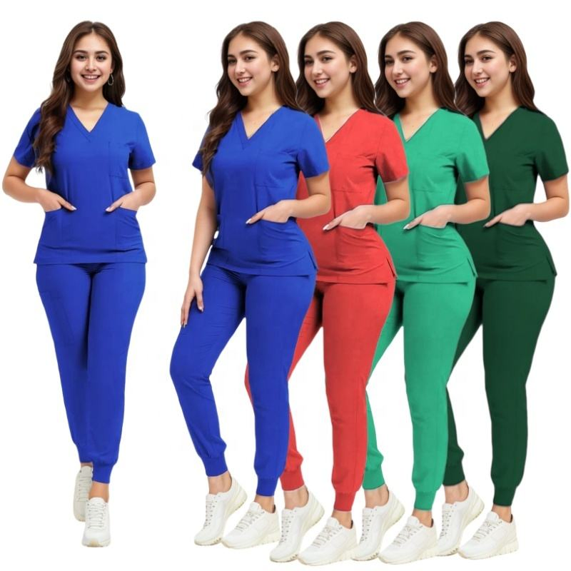 Dental Oral Surgeon Scrubs Operating Room Quick-Drying Four-Way Stretch Unisex Medical Staff Work Clothes