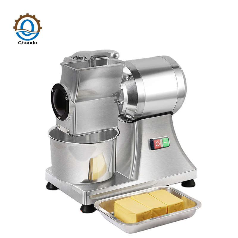 Automatic Cheese Cutter Machine Cheese Grinder Shredder Cheese Grater Machine with Container