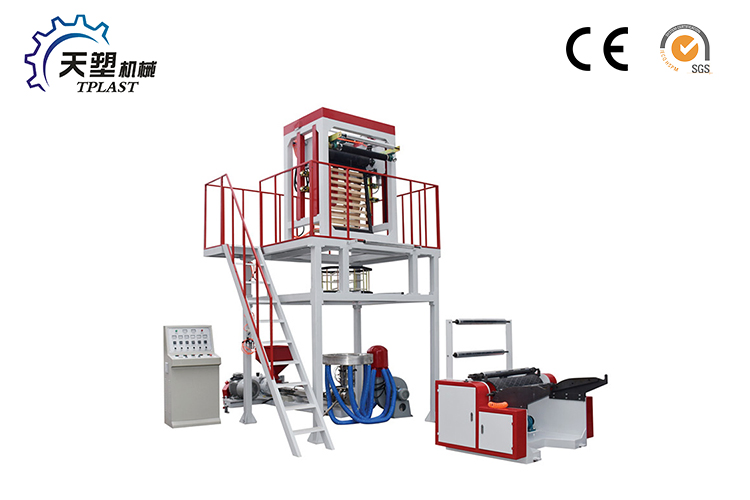 Biodegradable PLA PBAT Polyethylene PE HDPE Plastic Extruder Film Blowing Machine