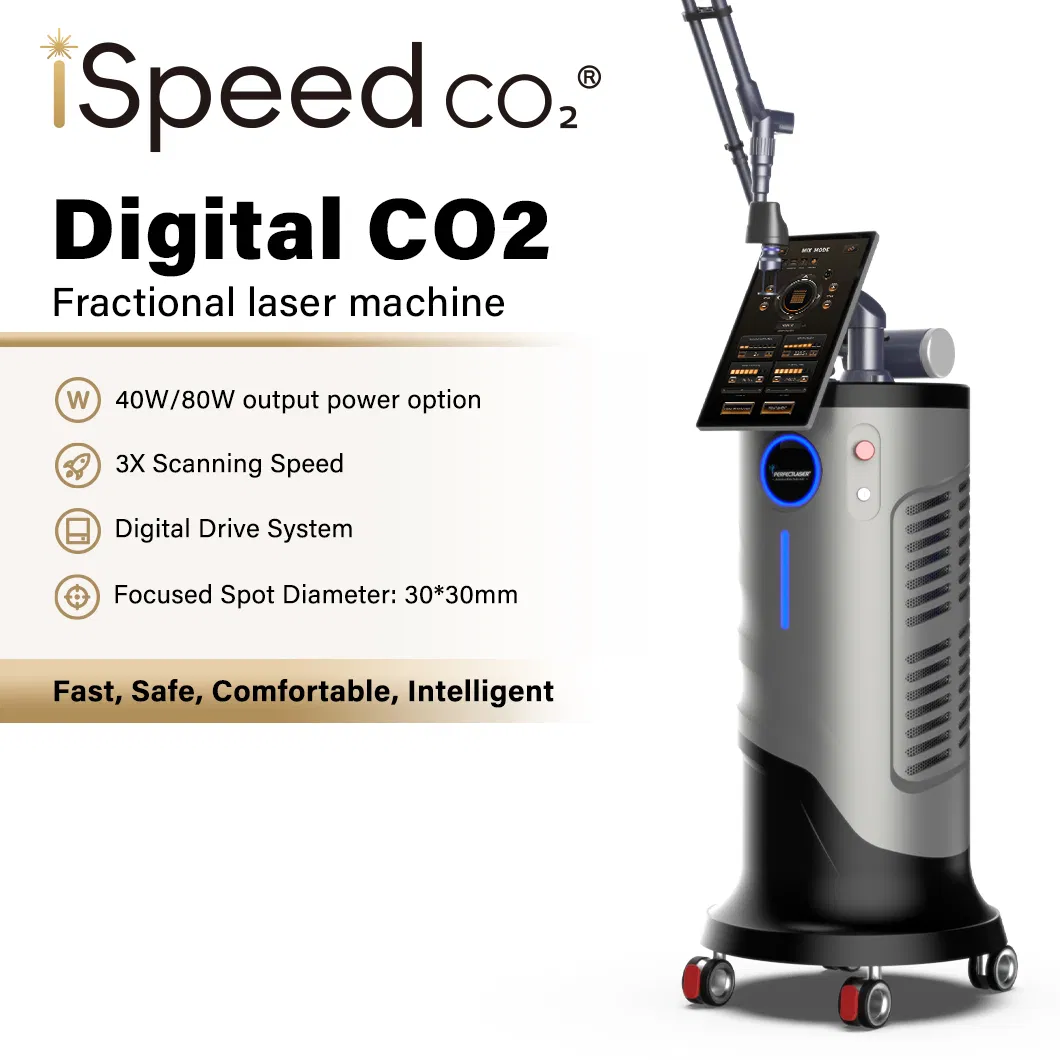 Neueste 0,1-9,9 ms nicht schälende Behandlung zur Fleckenentfernung Hautregeneration digitaler fraktionierter CO2-Laser