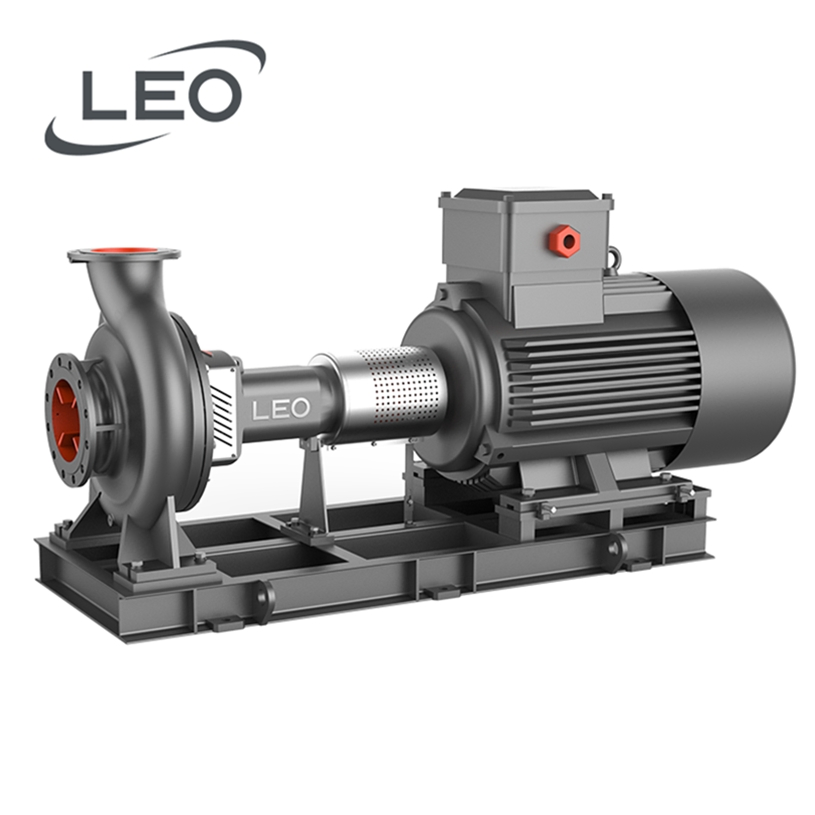 Leo Industrial Electric Horizontal Single Stage End Suction Centrifugal Water Pump for Water Supply and Drainage