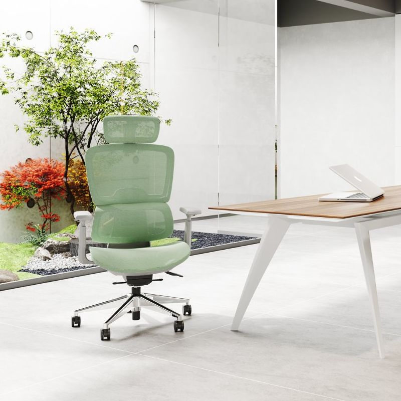 Neuer ergonomischer Mesh-Computer-Drehstuhl Foshan Möbel Kunststoffstuhl