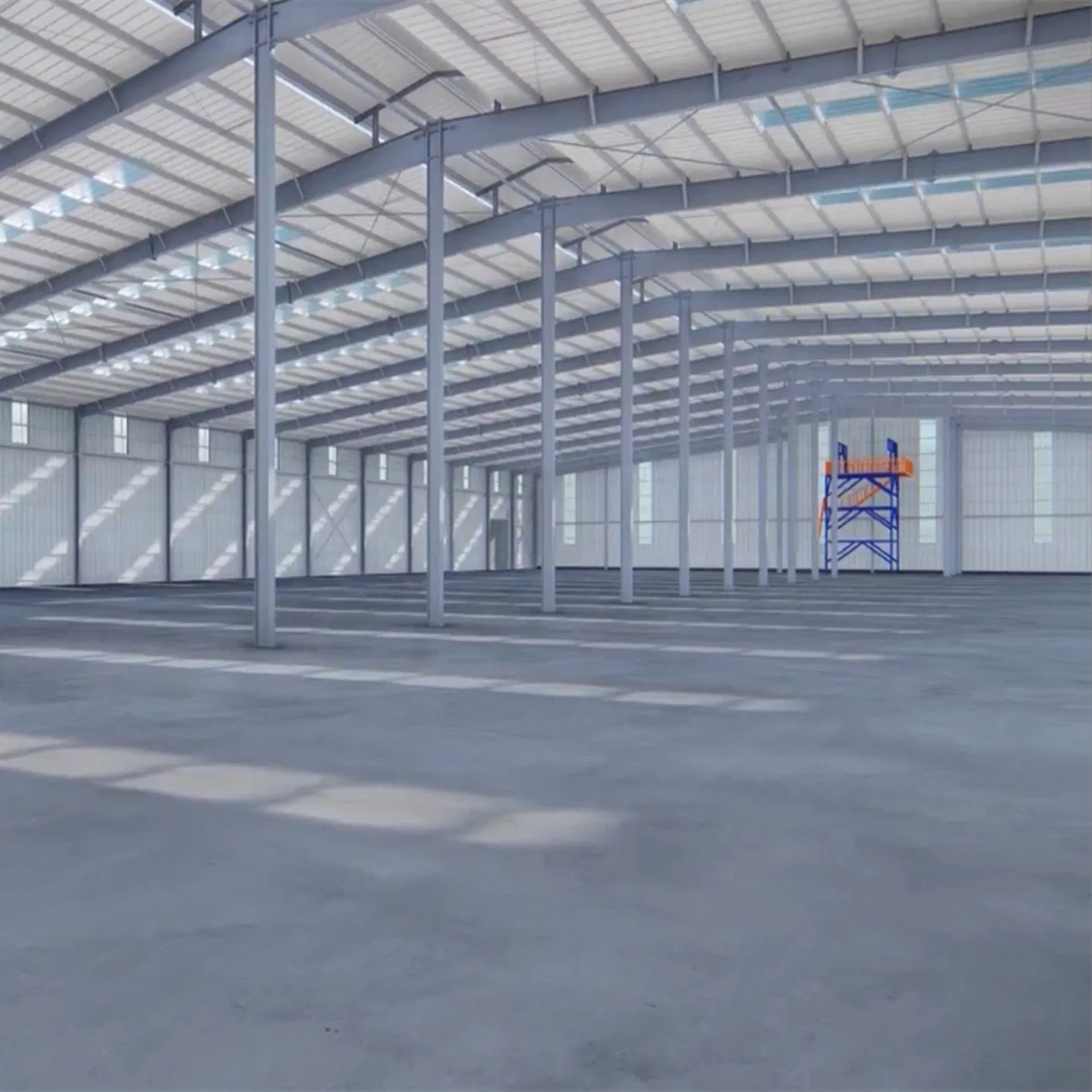 Vorgefertigte Metallrahmen-Werkstatt Stahlkonstruktion Industrielager mit CE / ISO 9001