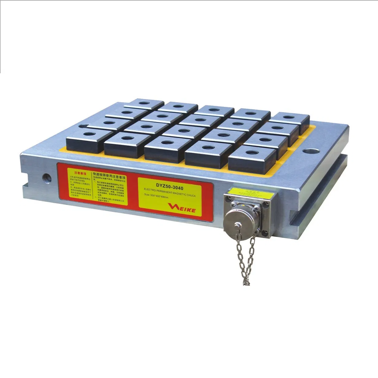 24 Poles 430*300mm Electro Permanent Magnetic Chuck for Machining Center Milling Machine
