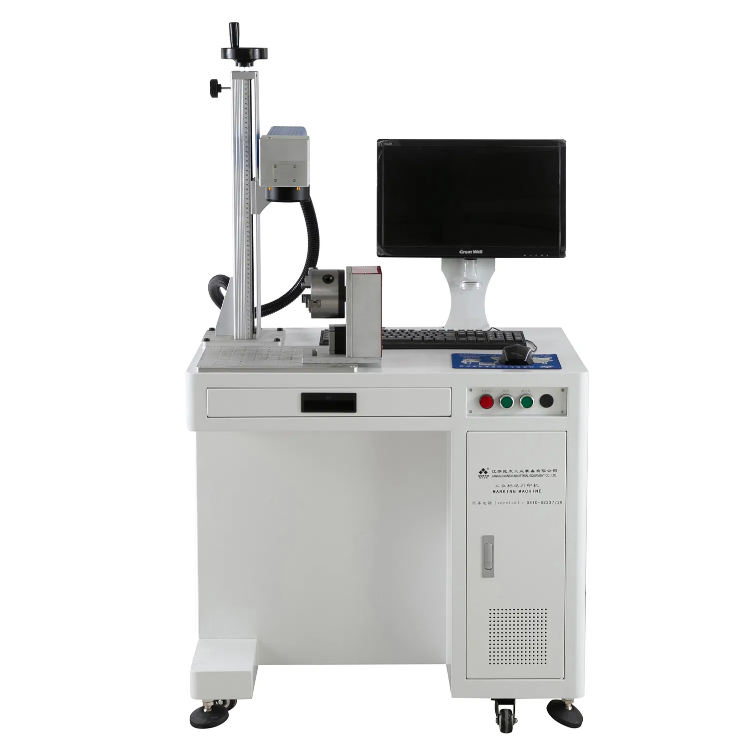 CE FDA ISO Metal Fiber Laser Marking Machine