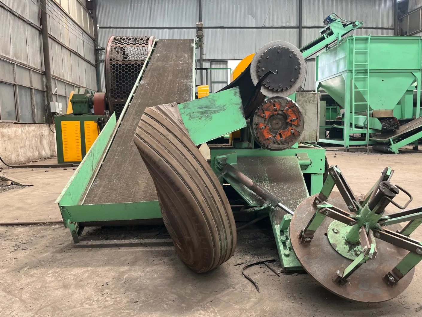 Waste Tire Recycling Plant Production Line