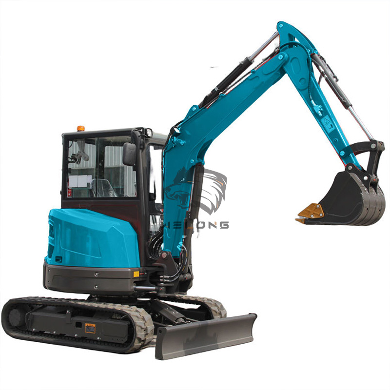High Performance EPA Engine 3.8 Ton Mini Digger Crawler Excavator Durable Earth Moving Machinery