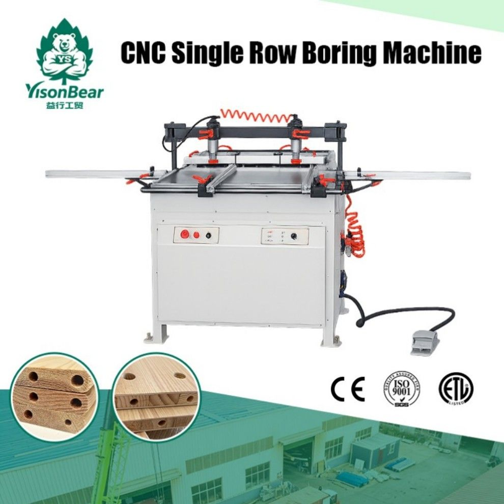 ماكينة حفر صف واحد CNC للأعمال الخشبية بقطر حفر 35 مم وعمق 60 مم