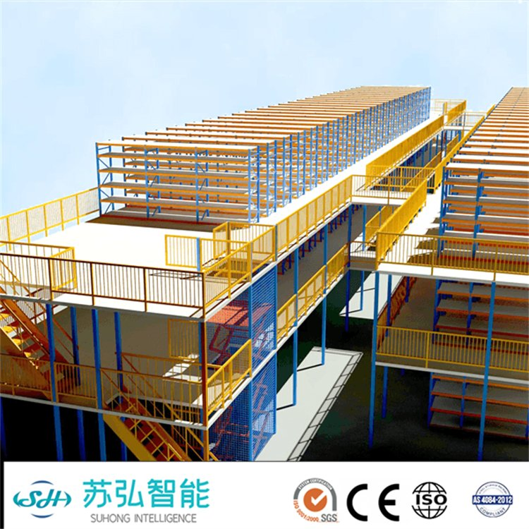 Warehouse Workshop Attic Platform Shelves Steel Structure Loft Floor Mezzanine Rack