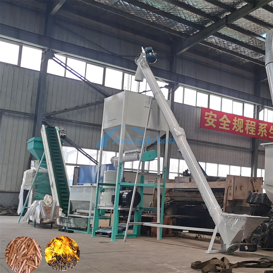 500kg/H Complete Sawdust Pellet Line Wood Pellet Making Machine Complete Biomass Pellet Production Line
