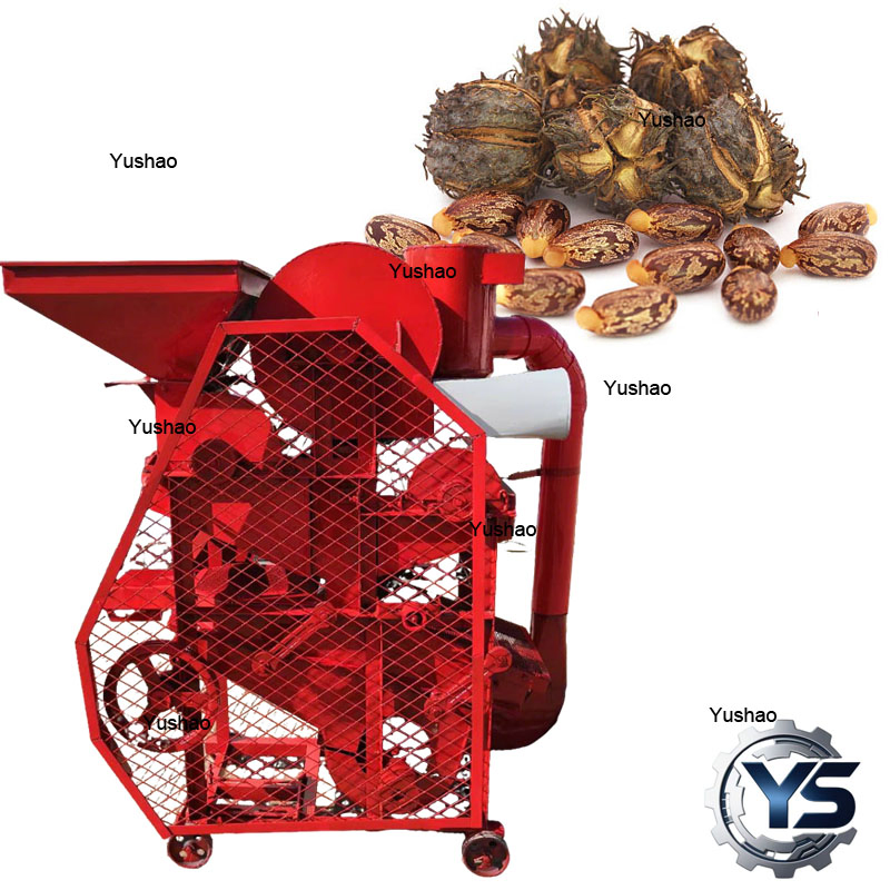 Industry Groundnut Threshing Machine Small Castor Huller Automatic Peanut Sheller Machine
