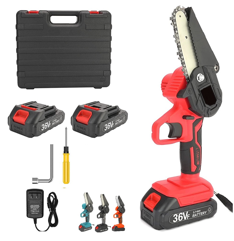 Sega elettrica a batteria piccola senza fili portatile per lavori di falegnameria ad alta efficienza