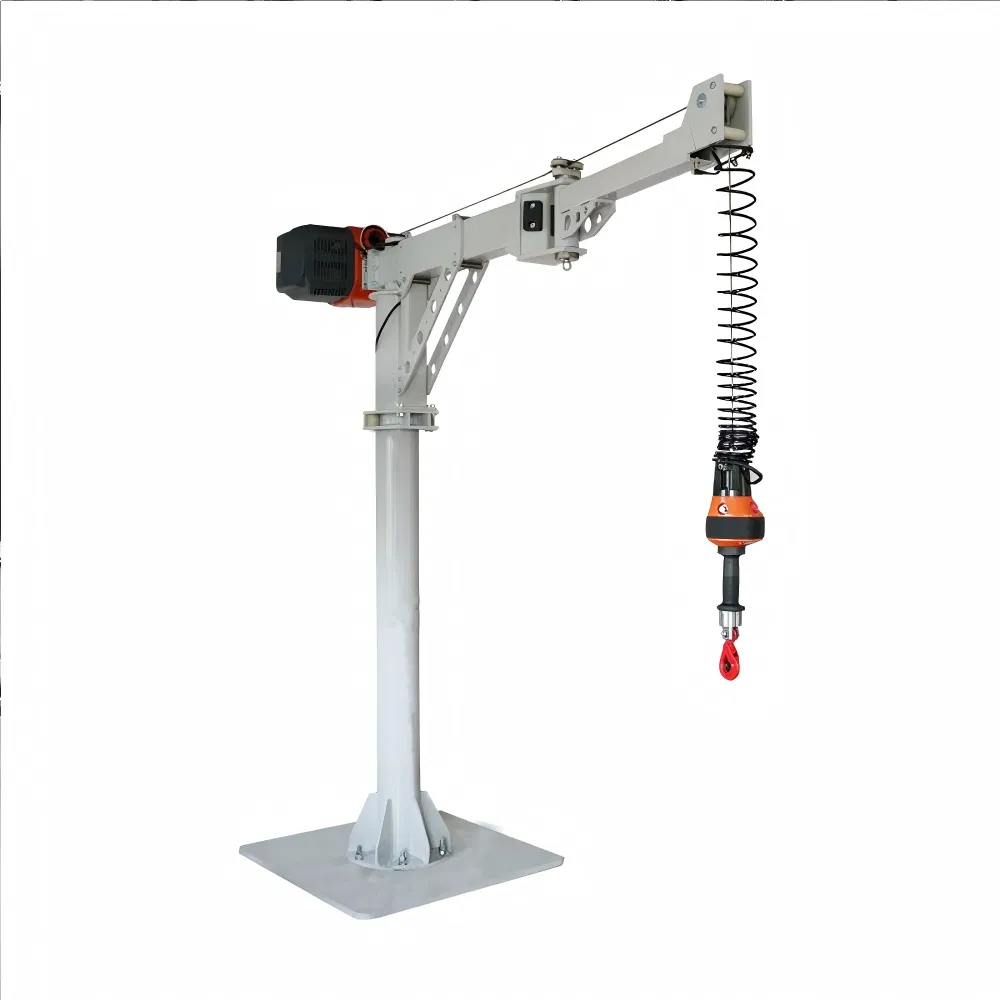 Grúa eléctrica plegable de brazo pesado para uso industrial