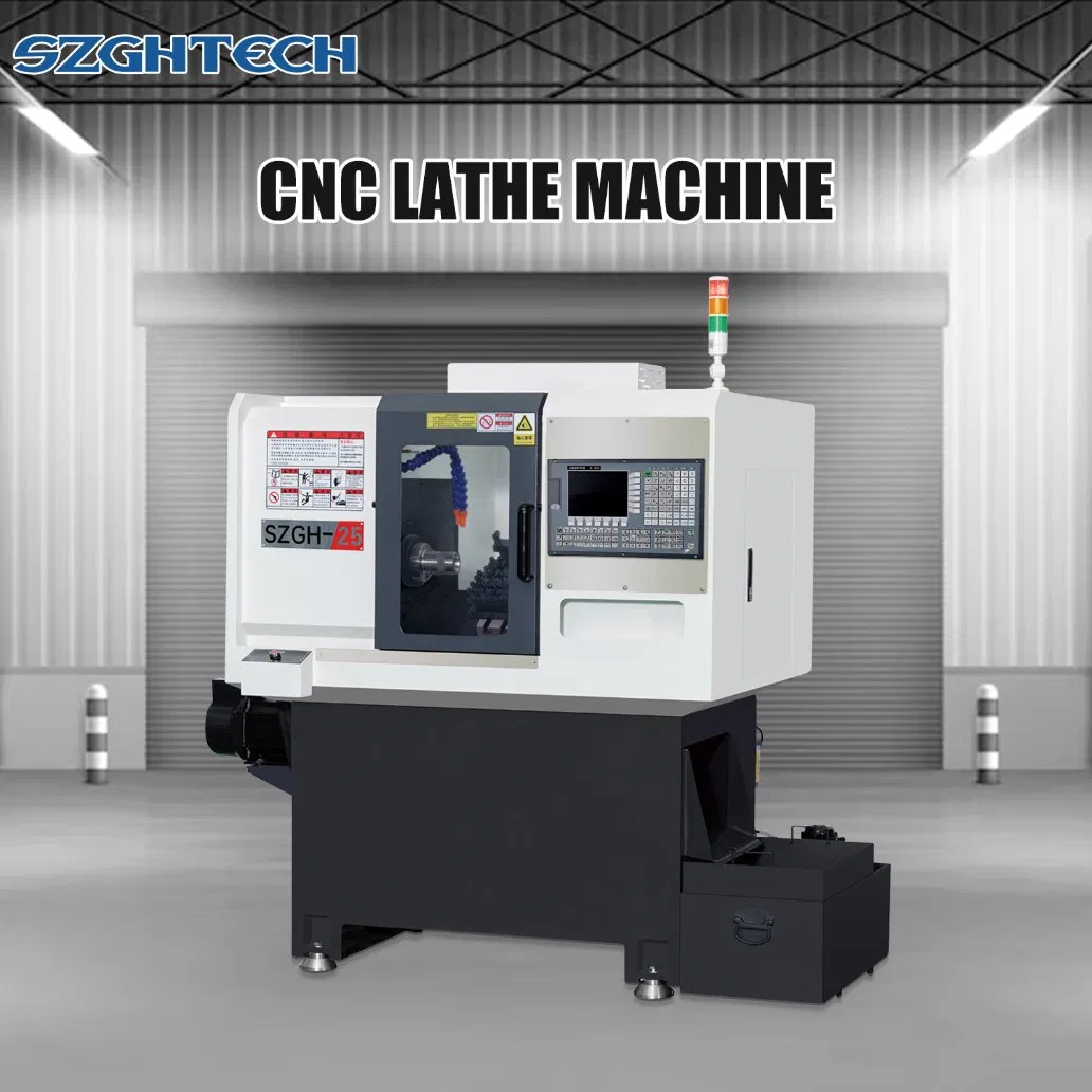 CNC Lathe Machine Parts for Metal 2 Axis Small CNC Lathe Fully Automatic Metal Slant Bed CNC Lathe