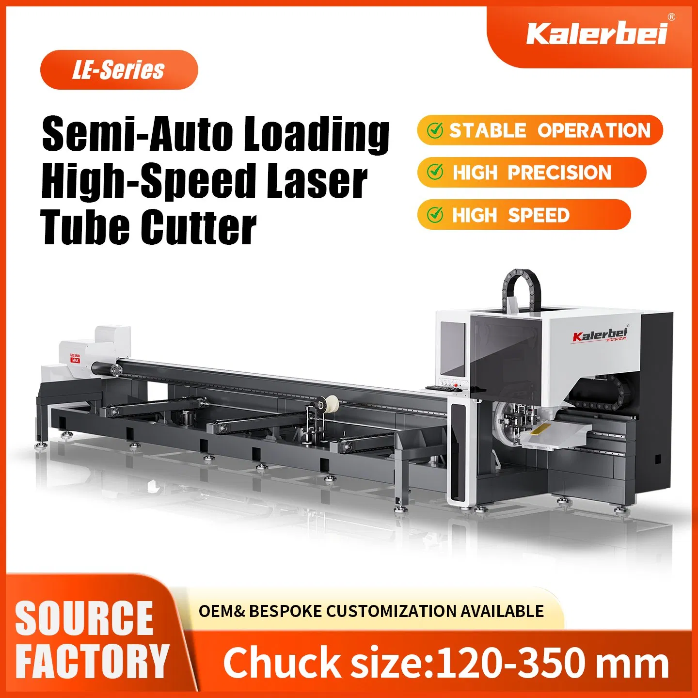 Kohlenstoff-Edelstahl- und Aluminiumrohrverarbeitung Automatische Beschickung Hochgeschwindigkeits-CNC-Faserlaser-Metallrohrschneidemaschine 1500W 2000W 3000W 6000W