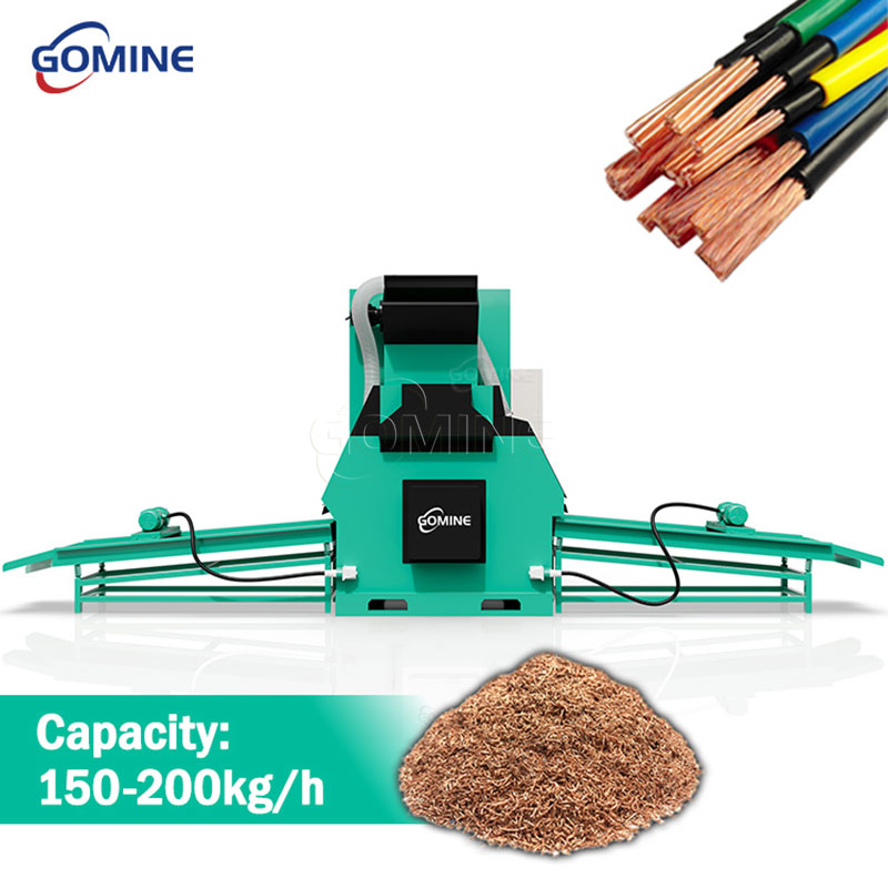 Copper Wire Recycling Plant Cable Crusher Separator Copper Wire Granulator with Dust Collector