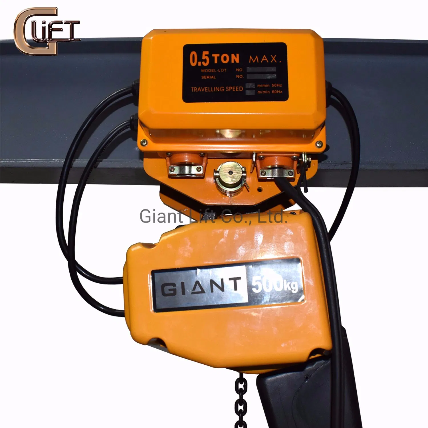 0.5 Tons Electric Chain Hoist with Trolley