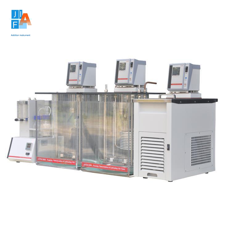 ASTM D892 ISO6247 Nft60129 Caratteristiche di schiumosità degli oli lubrificanti Tester flussometro a rotore