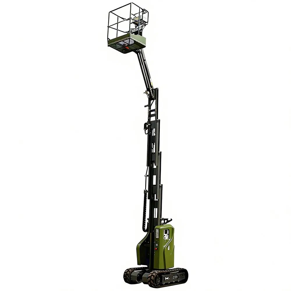 Vertical Mast 12.3m 9.2m Lift Self-Propelled Mast-Type Aerial Work Platform