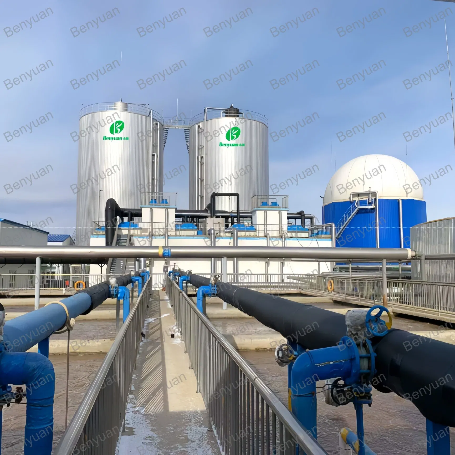 Reattore anaerobico in acciaio al carbonio anticorrosivo per il risparmio energetico e la protezione ambientale per il trattamento delle acque reflue lattiero-casearie