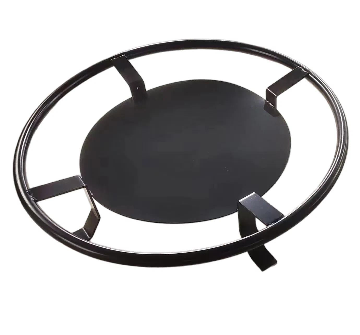 Metal Fabrication Red Wine Barrel Support Frame