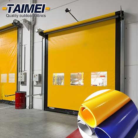 PVC Shutter Entry Fast Industrial High Speed Door Fabric