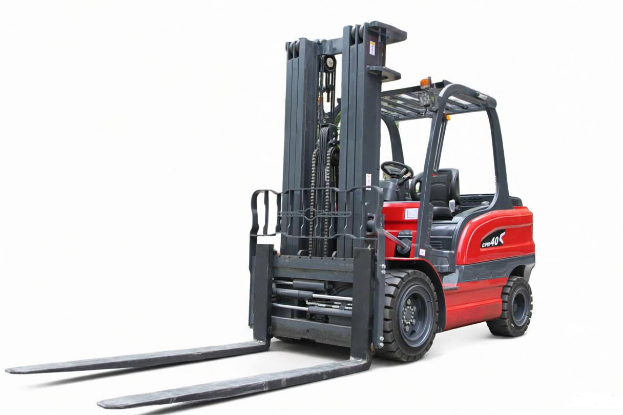 Carrello elevatore elettrico certificato CE per operazioni in spazi limitati