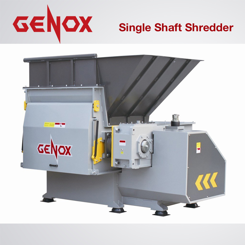Single Shaft Shredder for Wood, Plastic, Cable
