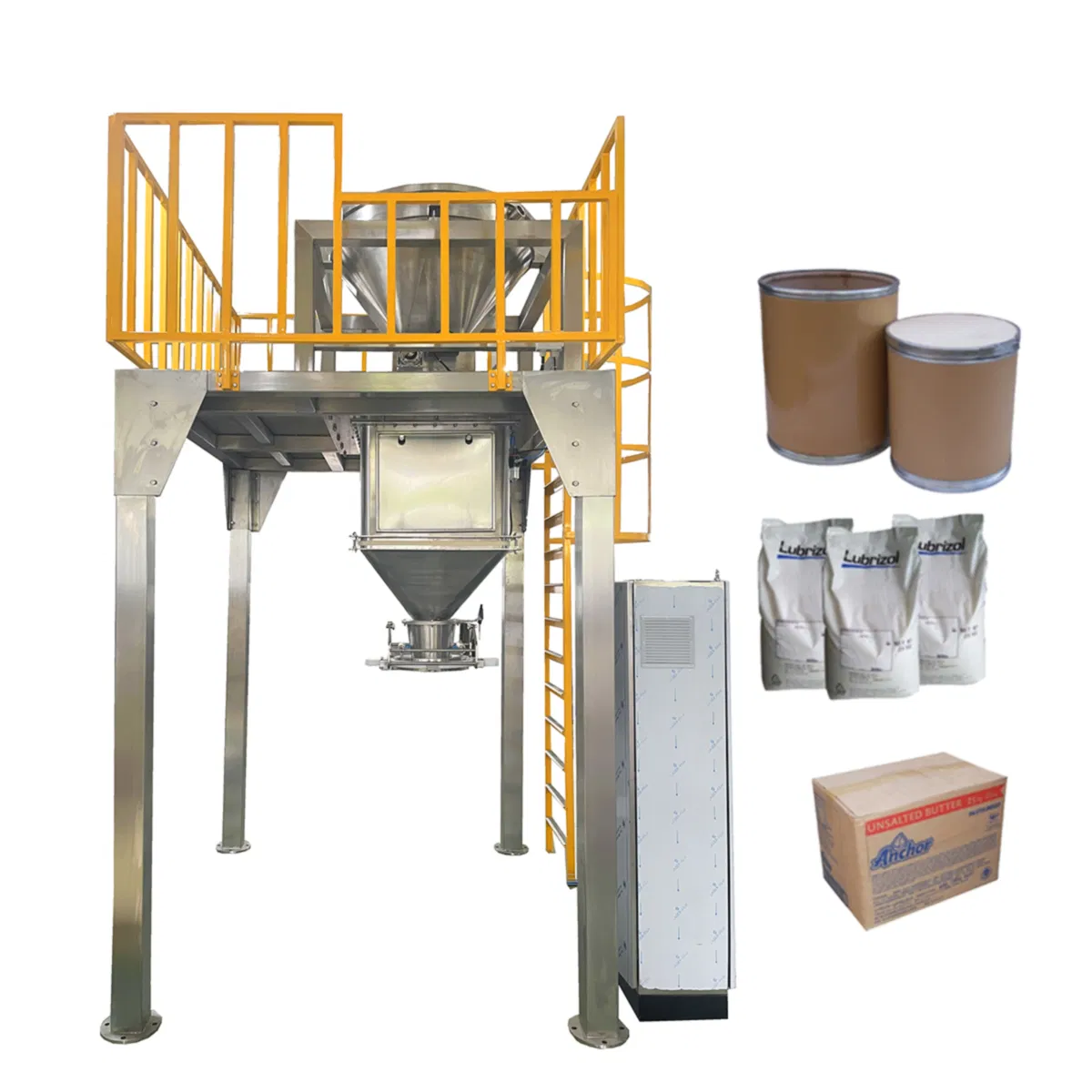 Halbautomatische 5-50kg pro Sack Reis Granulat Pulver Verpackungsmaschine