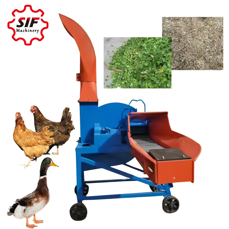 Sif Factory Animal Feed Grass Silage Paddy Chaff Cutter Cutting Machine