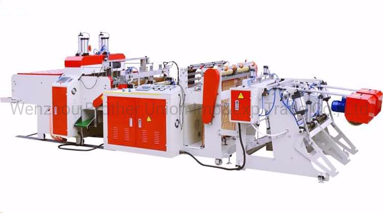 High Speed Full Automatic T-Shirt Bag Vest Bag Shopping Bag Hot Cutting Bag Making Machine