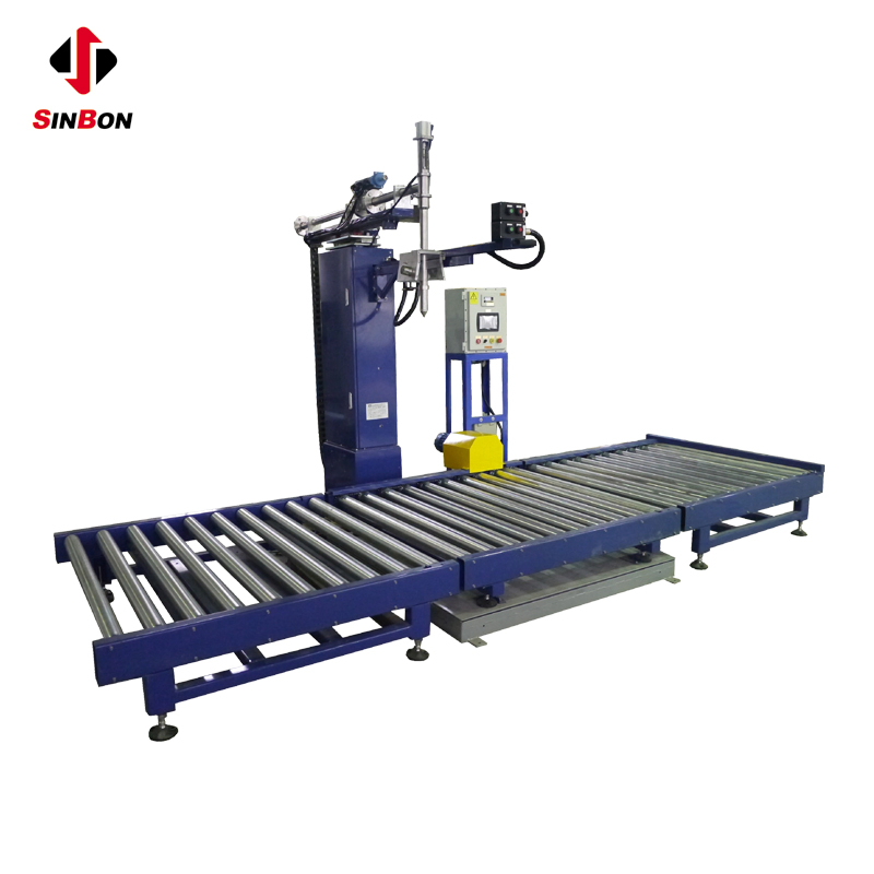 Anti-Explosive Roller Conveyor Drum Filling Machine for 100L-1000L Drum