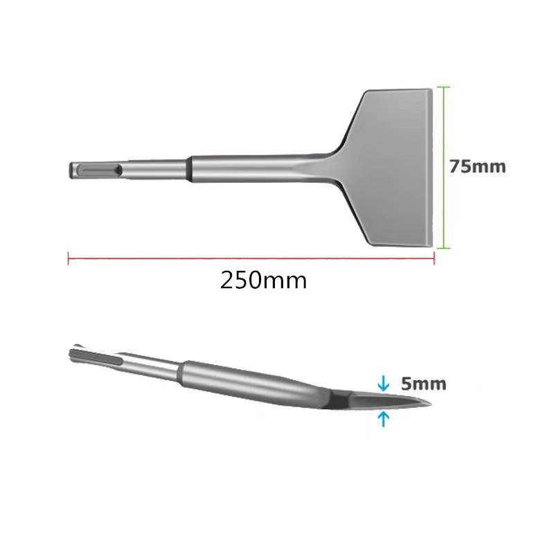 Heavy-Duty SDS Cranked Round Chisel for Precision Crafting