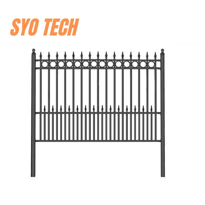 Easy to Install Outdoor Decorative Iron Security Garden Gate