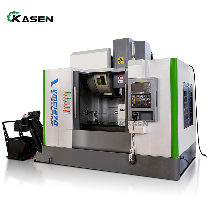 آلة تفريز CNC عالية الدقة Vmc1270 بأربعة محاور
