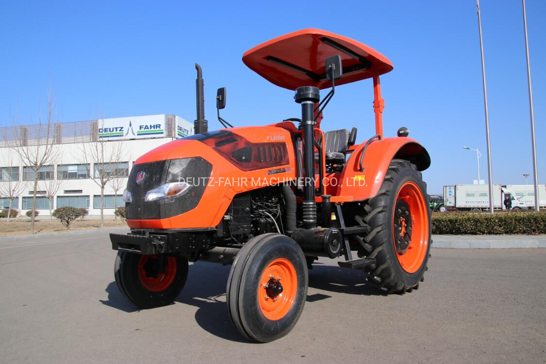 80HP 2WD Four Wheel Agricultural Farm Tractor