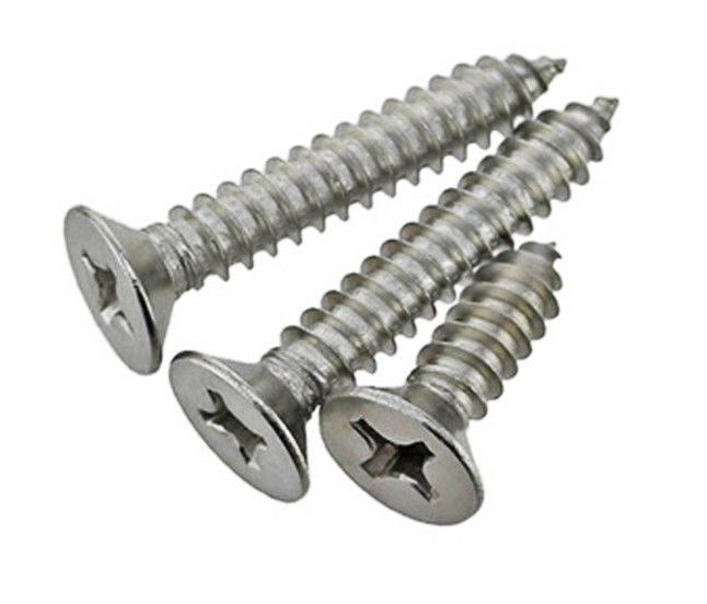 DIN7982 Stainless Steel Phillips Countersunk Head Self Tapping Screw 304 Flat Head Sheet Metal Screw