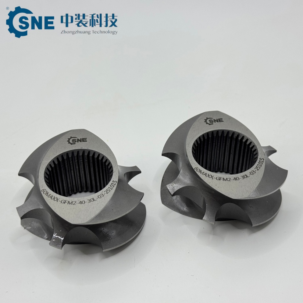 Élément de vis d'extrusion OEM pour la transformation des matériaux composites