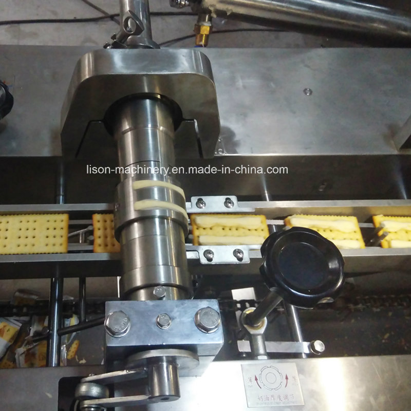 Single Lane Double Flavor Biscuit Sandwiching Machine with Packaging Machine