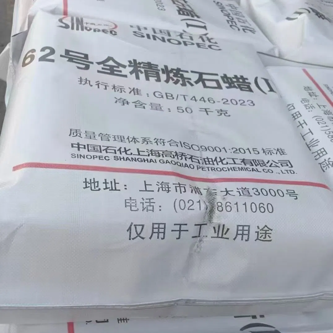 Kunlun Brand 48#-70# Semi/Fully Refined Paraffin Wax for Candle Making