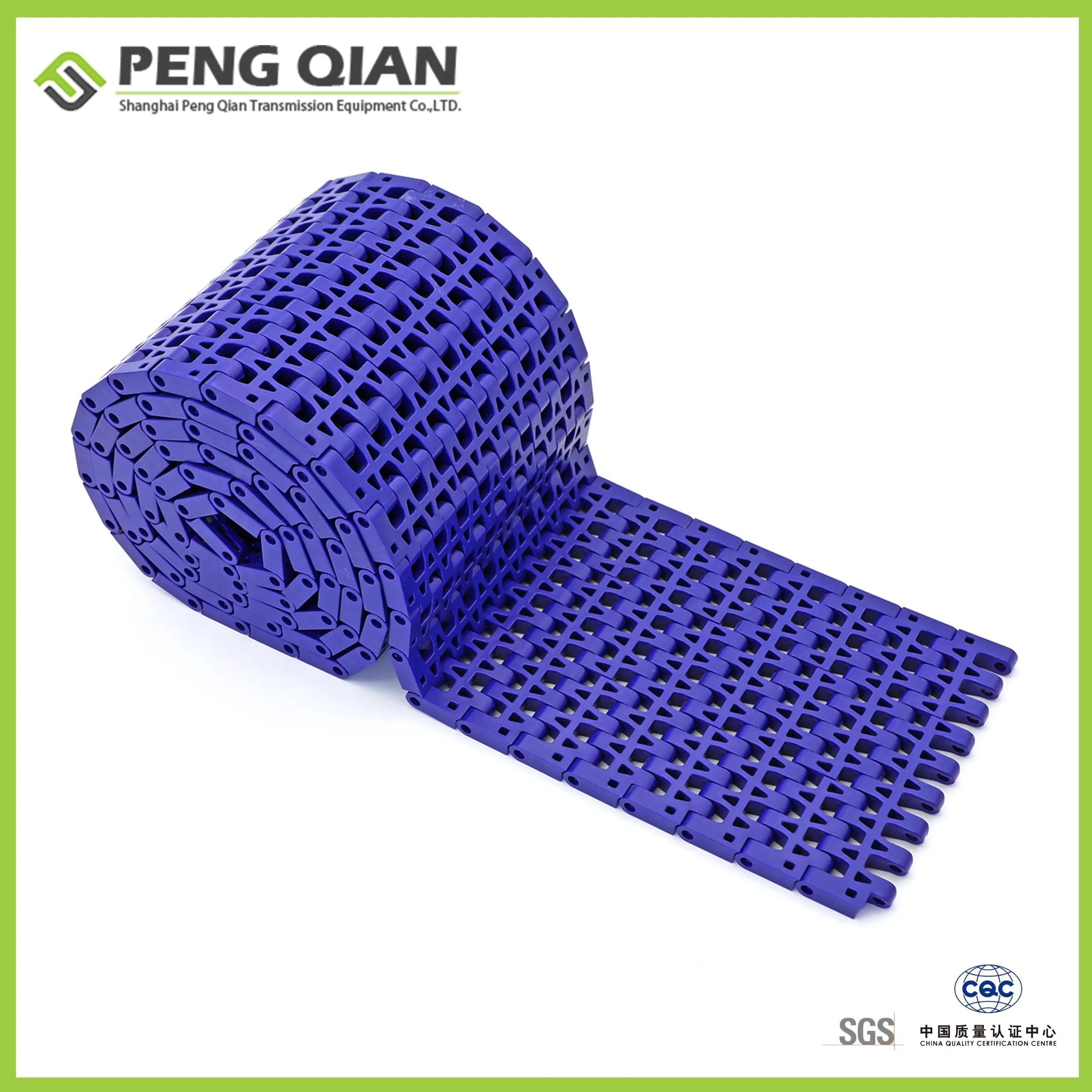 Nastro trasportatore modulare a maglia piatta in plastica POM/PP ultra resistente all'usura 5230