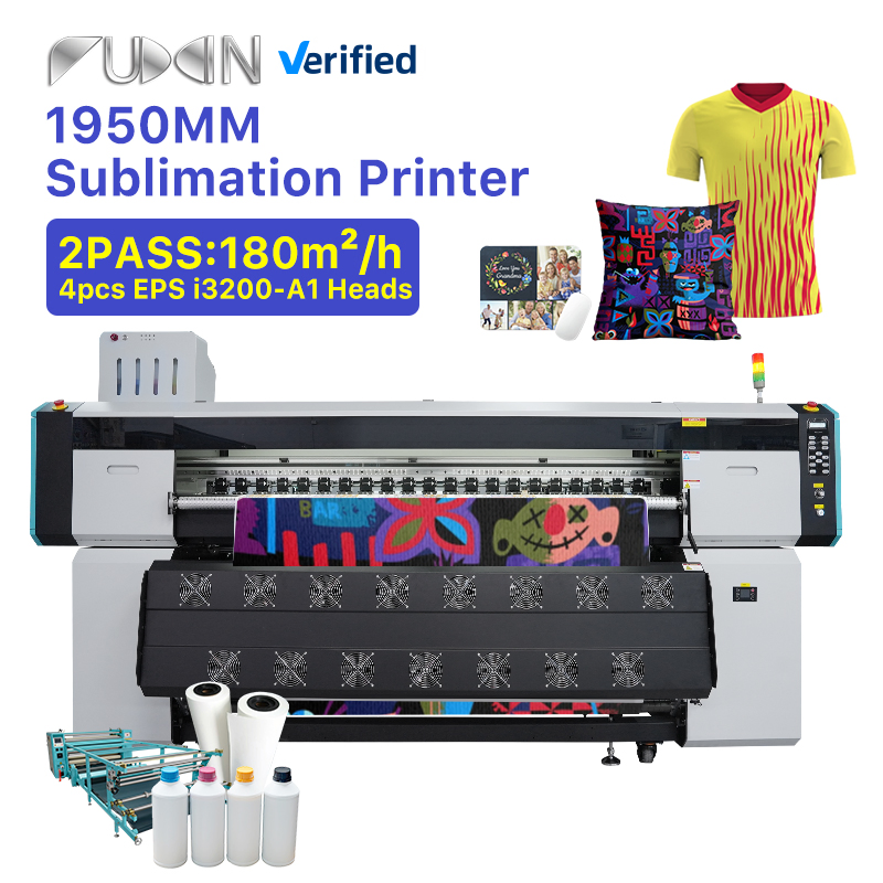 Hochgeschwindigkeits-Sublimationsdrucker 4 I3200-A1 Druckköpfe 2400dpi Großformatdrucker für Bekleidungs- und Heimtextildruck