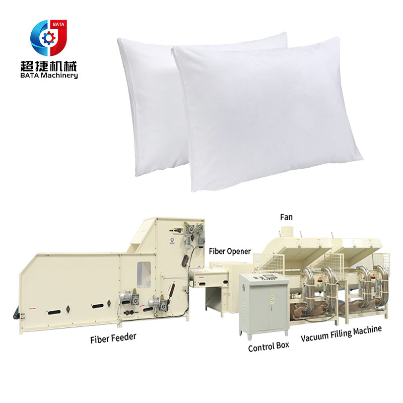 Automatic Stuffing Cotton Polyester Fiber Opening Machine Textile Pillow & Cushion Filling Making Line Machine