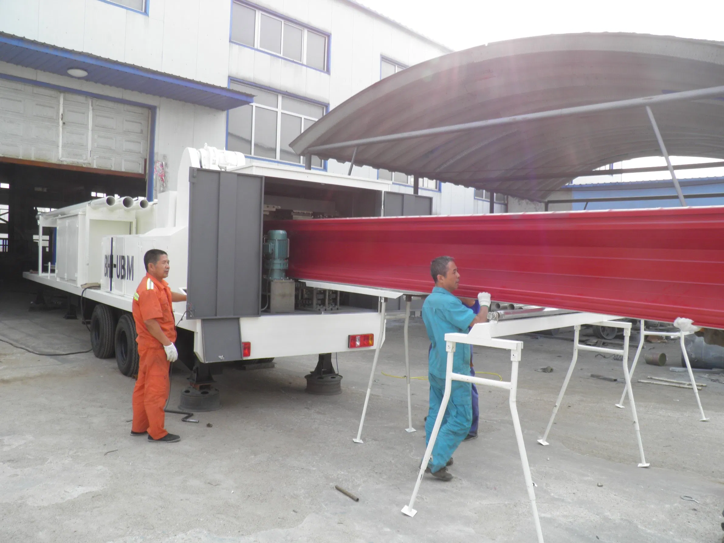 Multi-Shape Arch Roof Building Machine