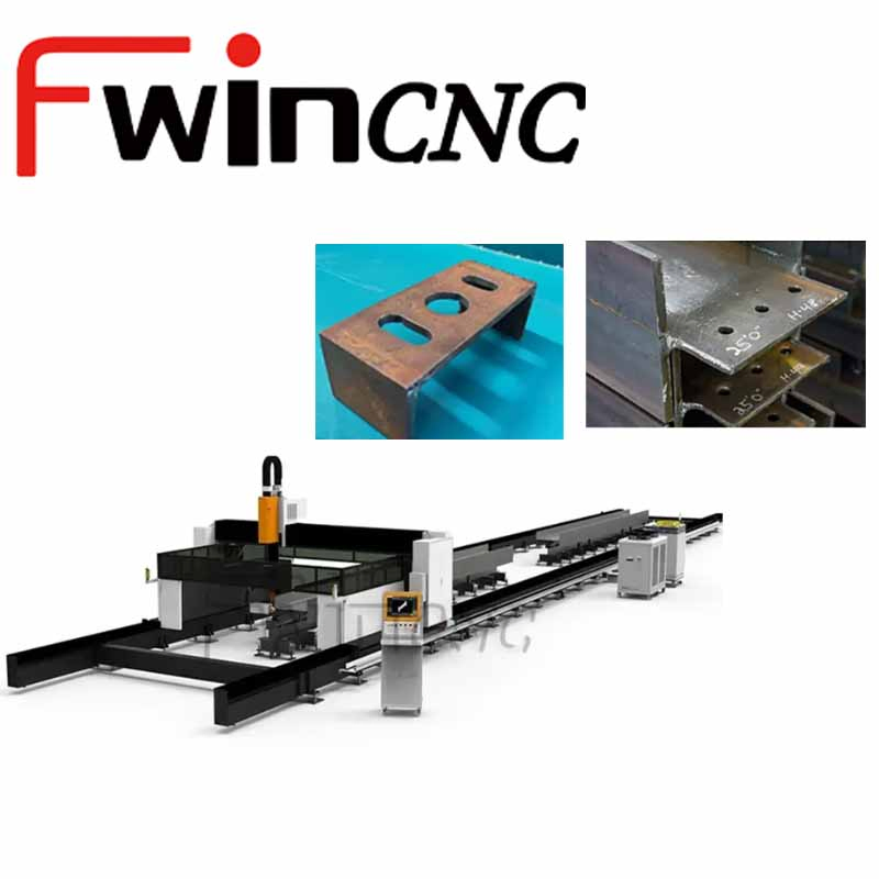 CNC Laser Cutter Machine 12kw 20kw 30kw for Ground Rail H-Beam Steel Structure