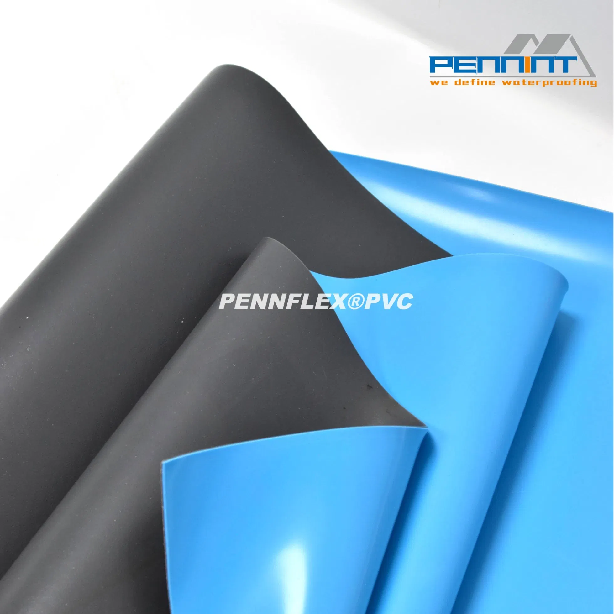 Grün/Schwarze farbenfrohe PVC-Dachbahn wasserdichte Membran für Bauabdichtung