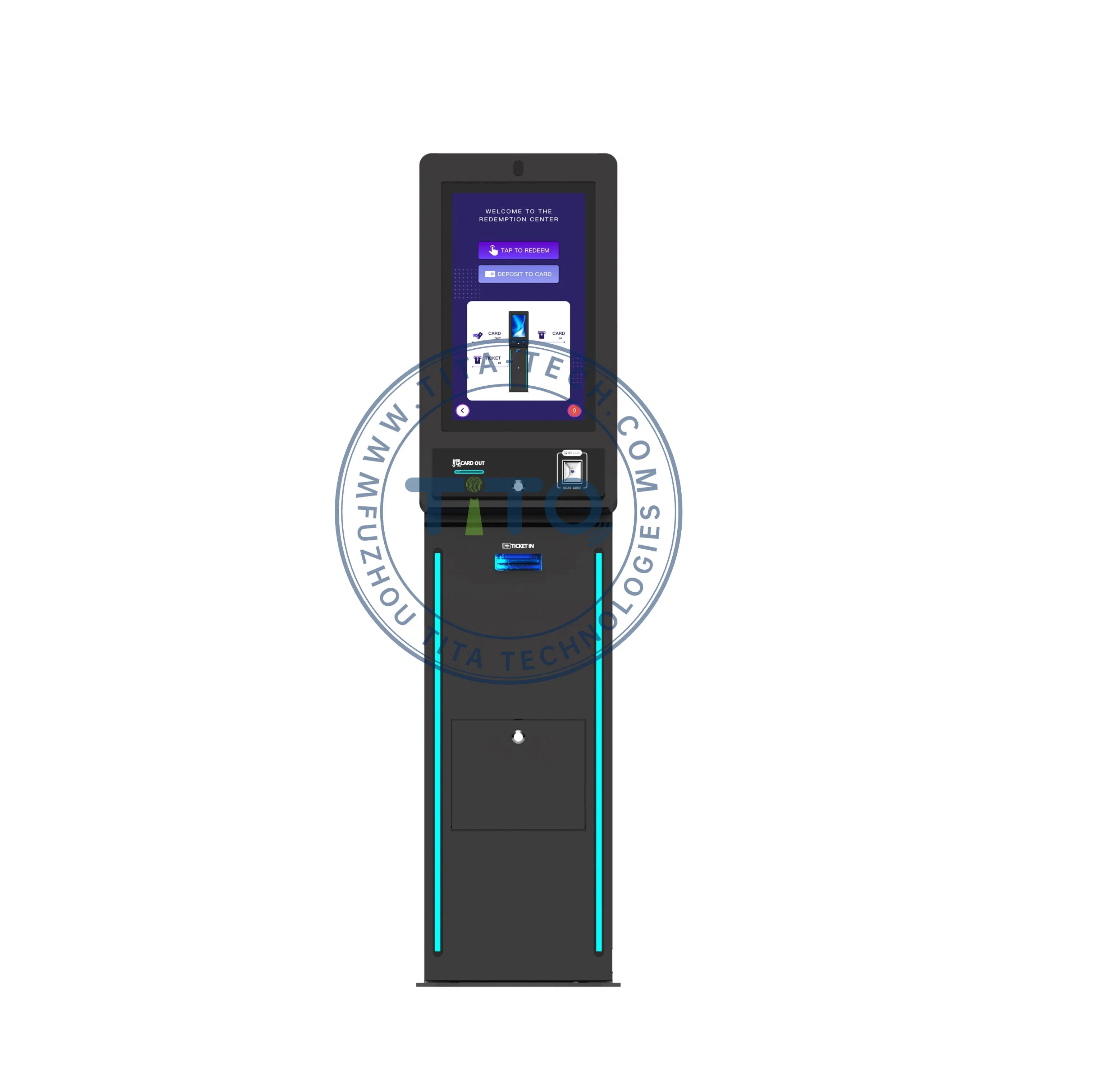 Game Center Coin-Operated Board Puloon Cash Dispenser English Language Redemption Kiosk