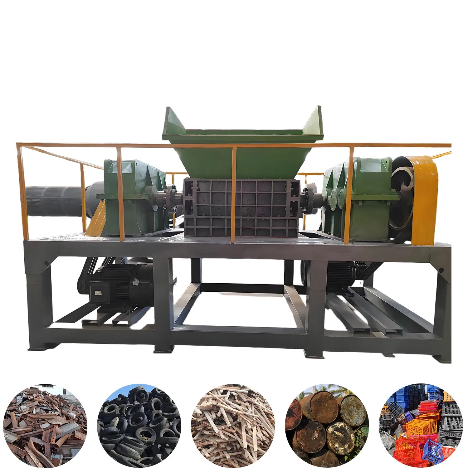 Double Shaft Shredding Machine for E-Waste, PCB, and Metal Components