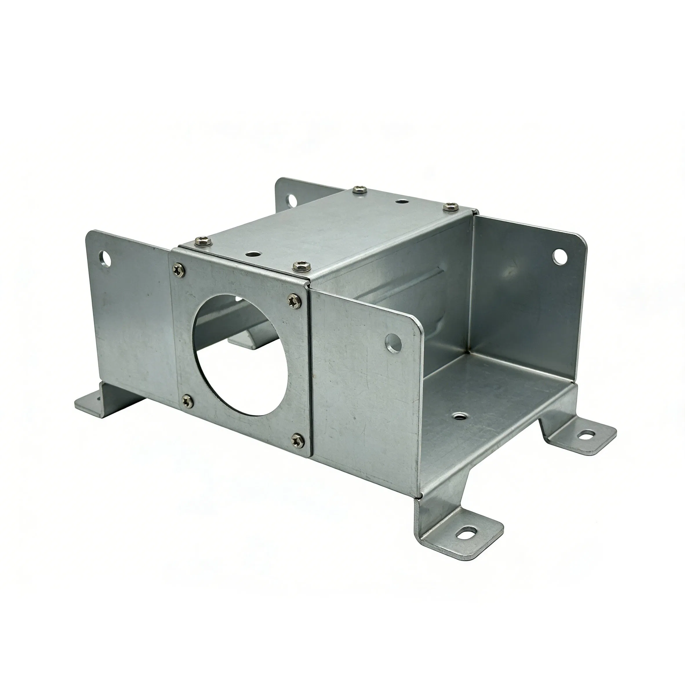 Individuelle industrielle Gehäuseblechkasten-Laserschneid-CNC-Biegefertigung