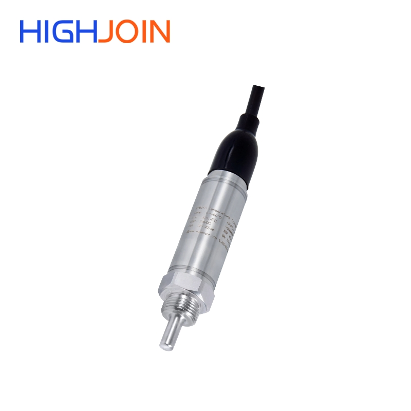 Precision Fully Sealed Temperature Transmitter, Long-term Stability Submersible Temp Probe for Tanks